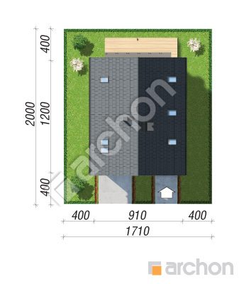 Проєкт будинку ARCHON+ Будинок в арлетах Ситуація
