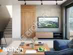 Проект дома ARCHON+ Дом в арлетах дневная зона (визуализация 1 вид 2)