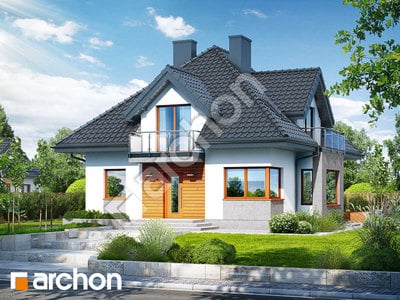 Проєкт будинку ARCHON+ Будинок в багрянику (П) 