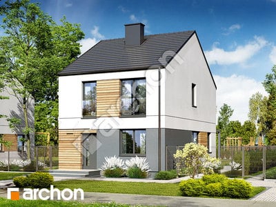 Проект дома ARCHON+ Дом в ривиях 14 