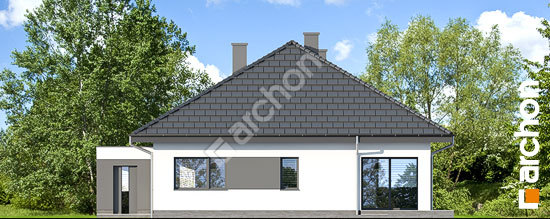 Дворовой фасад Дом в хакетиях 4 (Г2)