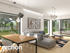 Проект будинку ARCHON+ Будинок в хакетіях 4 (Г2) денна зона (візуалізація 1 від 3)