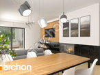 Проект будинку ARCHON+ Будинок в хакетіях 4 (Г2) денна зона (візуалізація 1 від 5)