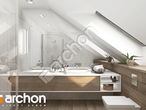 Проект будинку ARCHON+ Будинок в підсніжниках 11 (Г2) візуалізація ванни (візуалізація 3 від 2)