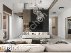 Проект будинку ARCHON+ Будинок в підсніжниках 11 (Г2) денна зона (візуалізація 1 від 2)