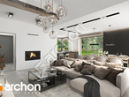 Проект будинку ARCHON+ Будинок в підсніжниках 11 (Г2) денна зона (візуалізація 1 від 4)