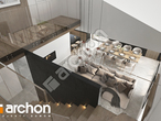Проект будинку ARCHON+ Будинок в підсніжниках 11 (Г2) денна зона (візуалізація 1 від 6)