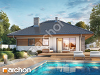 Проект дома ARCHON+ Дом в сирени вер.2 