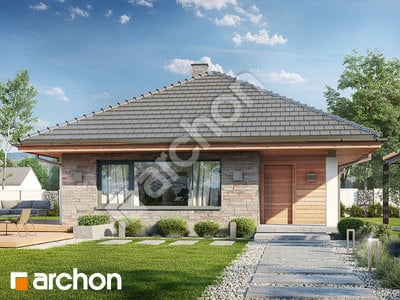 Проєкт будинку ARCHON+ Будинок в бузку вер.2 