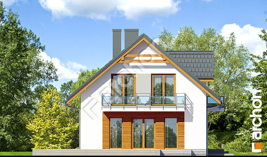 Боковой фасад Дом в рододендронах 16 (В)