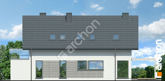 Бочний фасад Будинок в блакитній жимолості