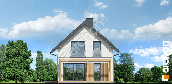 Дворовой фасад Дом в маргаритках 4