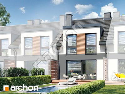 Проект дома ARCHON+ Дом в ривиях 16 (ГС) вер.2 Вид 2