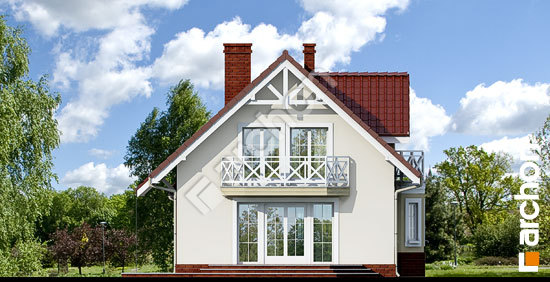 Боковой фасад Дом в ананасах вер.2