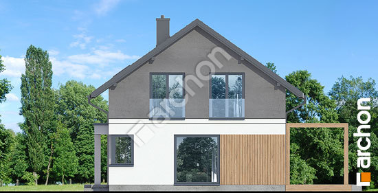 Бочний фасад Будинок мініатюрка 3 (А)