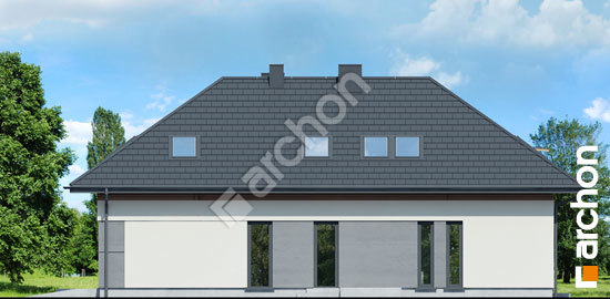 Боковой фасад Дом в подснежниках 21 (Г2)