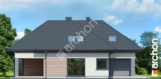 Боковой фасад Дом в подснежниках 21 (Г2)