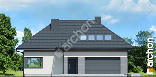 Передний фасад Дом в подснежниках 21 (Г2)