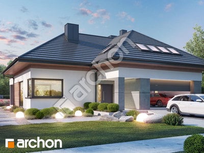 Проект будинку ARCHON+ Будинок в підсніжниках 21 (Г2) Вид 2