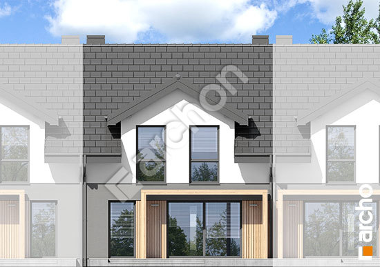 Дворовий фасад Будинок в катанахнах (ГС)