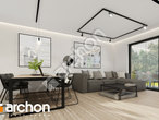Проект дома ARCHON+ Дом в катанахнах (ГС) дневная зона (визуализация 1 вид 2)