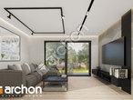 Проект дома ARCHON+ Дом в катанахнах (ГС) дневная зона (визуализация 1 вид 3)