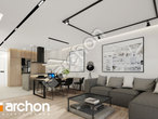 Проект дома ARCHON+ Дом в катанахнах (ГС) дневная зона (визуализация 1 вид 4)
