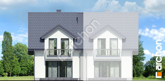 Дворовой фасад Дом под гинко 7 (ГБ)