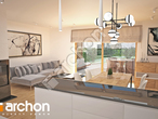 Проект будинку ARCHON+ Будинок під гінко 7 (ГБН) денна зона (візуалізація 1 від 4)