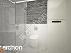Проект дома ARCHON+ Дом под гинко 7 (ГСН) визуализация ванной (визуализация 3 вид 3)
