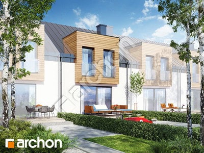 Проект дома ARCHON+ Дом под гинко 7 (ГСН) Вид 2