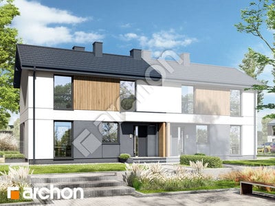 Проект дома ARCHON+ Дом в эверниях 4 (Б) 