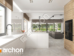 Проект дома ARCHON+ Дом в мекинтошах 10 визуализация кухни 1 вид 2