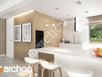 Проект дома ARCHON+ Дом в мекинтошах 10 визуализация кухни 1 вид 4