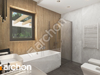 Проект будинку ARCHON+ Будинок в мекінтошах 10 візуалізація ванни (візуалізація 3 від 2)