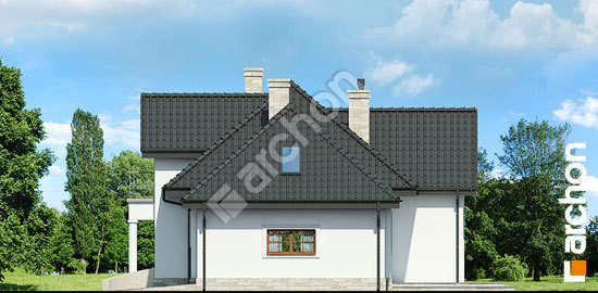 Боковой фасад Дом в лаванде вер. 2