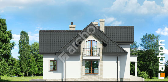 Боковой фасад Дом в лаванде вер. 2