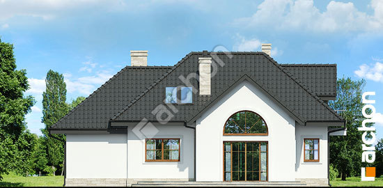 Дворовий фасад Будинок у лаванді вер. 2