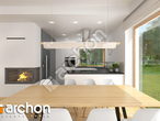 Проект будинку ARCHON+ Будинок в кортланді 3 (Г2) візуалізація кухні 1 від 4