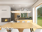 Проект будинку ARCHON+ Будинок в кортланді 3 (Г2) візуалізація кухні 1 від 5