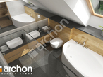 Проект будинку ARCHON+ Будинок в кортланді 3 (Г2) візуалізація ванни (візуалізація 3 від 4)