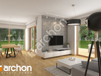 Проект будинку ARCHON+ Будинок в кортланді 3 (Г2) денна зона (візуалізація 1 від 1)