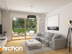 Проект будинку ARCHON+ Будинок в кортланді 3 (Г2) денна зона (візуалізація 1 від 2)