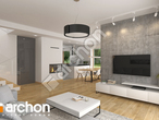 Проект будинку ARCHON+ Будинок в кортланді 3 (Г2) денна зона (візуалізація 1 від 4)