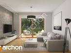 Проект дома ARCHON+ Дом в кортландах 3 (Г2) дневная зона (визуализация 1 вид 5)