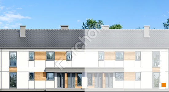 Передний фасад Дом в халезиях 2 (Р2С)