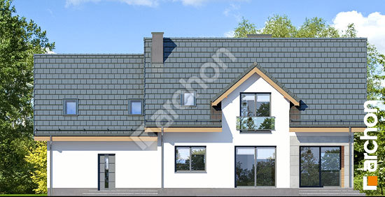 Дворовий фасад Будинок в сріблянках 2 (Г2)