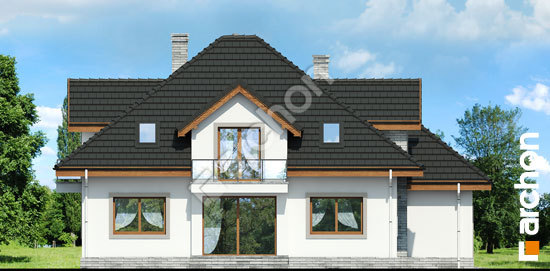 Боковой фасад Дом в дурмане вер. 2