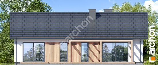 Дворовой фасад Дом в коручках 5