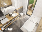 Проект будинку ARCHON+ Будинок в коручках 5 візуалізація ванни (візуалізація 3 від 4)